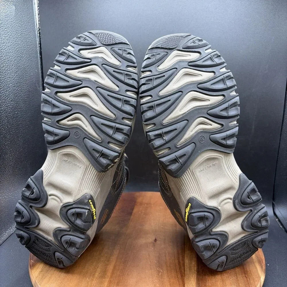 Skechers After Burn M.Fit 2.0 Mens Size 11 WW Trail Shoes Gray Goodyear Sneakers